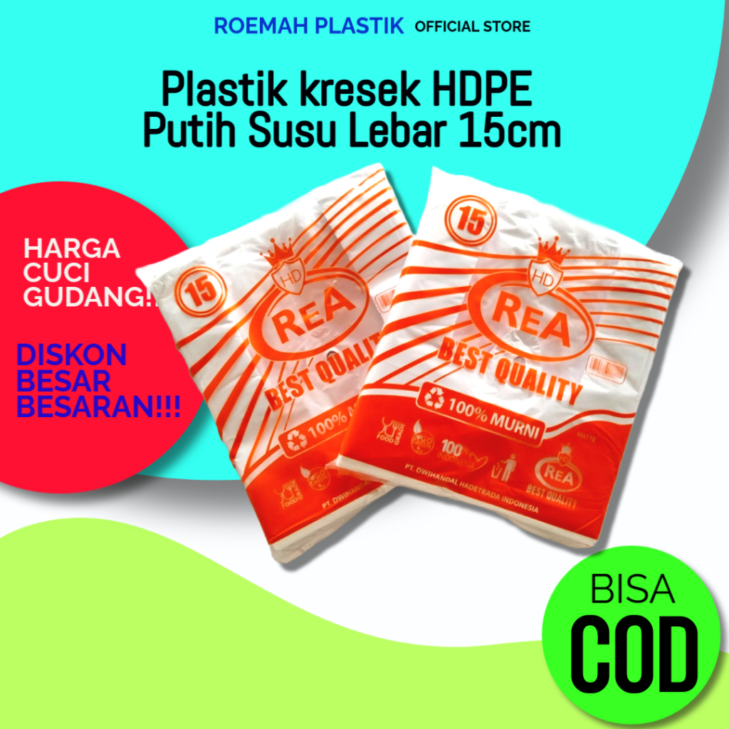 Kantong Plastik Kresek Berkat Hajatan Putih Susu