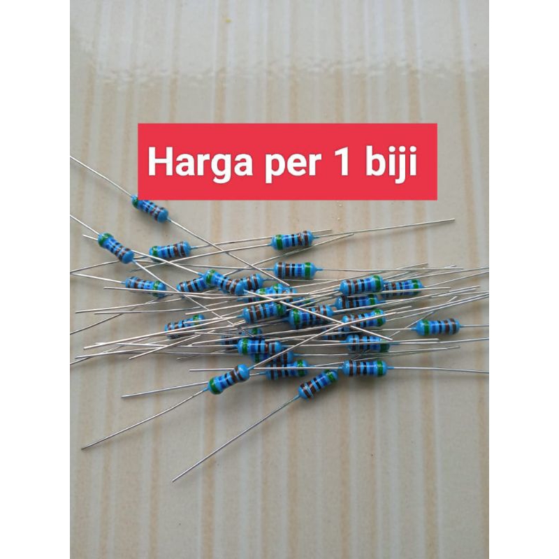 Resistor 5K6 ohm 1/4 Watt Resistan 5 K 6 ohm 0,25 Watt harga per 1 biji
