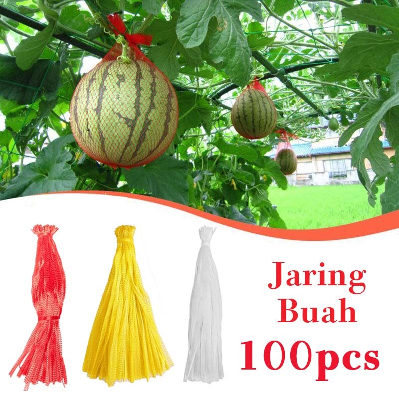 100pcs Jaring Buah Jaring Buah Polynet Jaring Polynet Polinet Jaring Buah