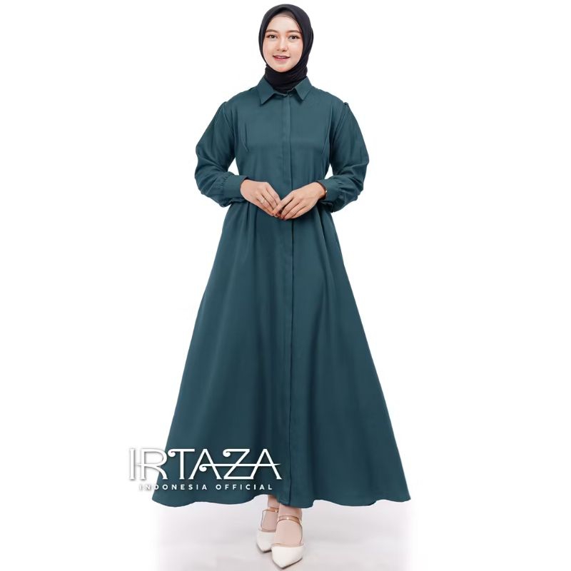 [PRELOVED] SIMPLY DRESS GAMIS POLOS SLIM FIT ORIGINAL | MANGO STRECH