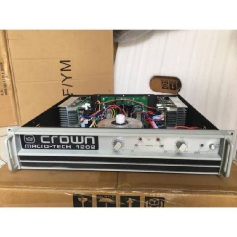 POWER AMPLIFIER CROWN MACRO TECH 1202