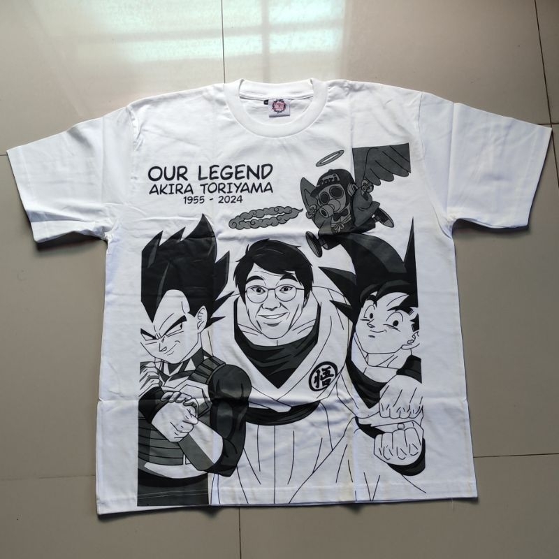 kaos our legend akira toriyama dragon ball z Tshirt boot by etamz.id x beastgoods new baru rare