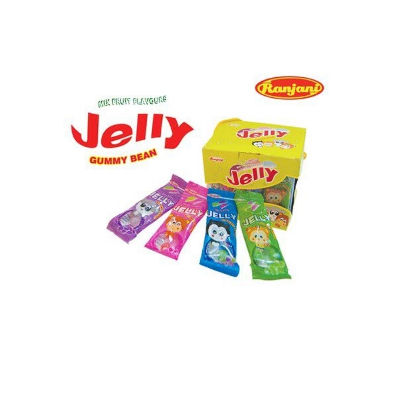 

GUMMY BEAN JELLY CANDY MIXED FRUIT FLAVOUR (1BOX X 30PCS)