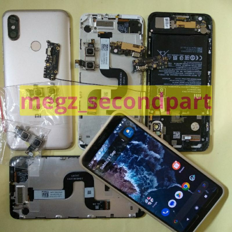 Part Ori Xiaomi Mi A2, Mesin Xiaomi Mi A2, Kamera Xiaomi Mi A2, PCB Charger Xiaomi MI A2 / MI 6X, Lc