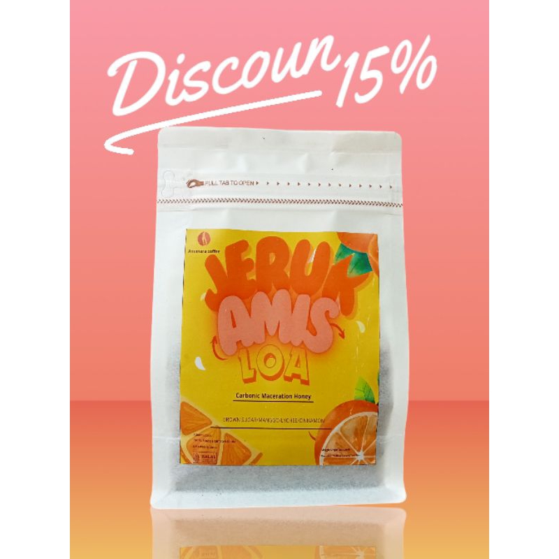 

kopi Arabica Carbonic maceration Honey 200 grm