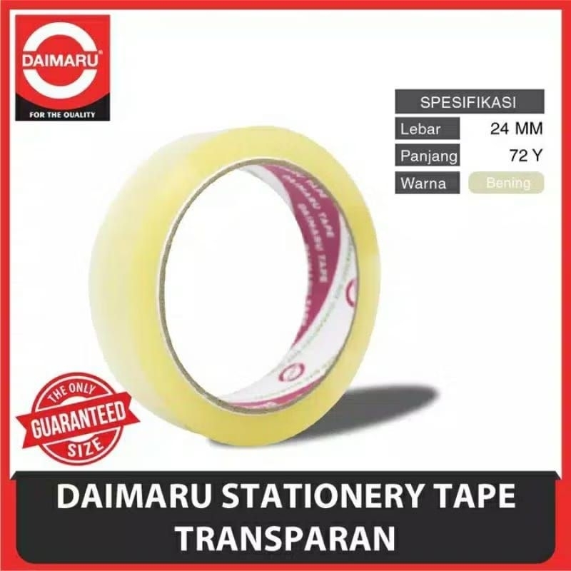 

DAIMARU TAPE 24mm x 72 Yard Isolatip Bening