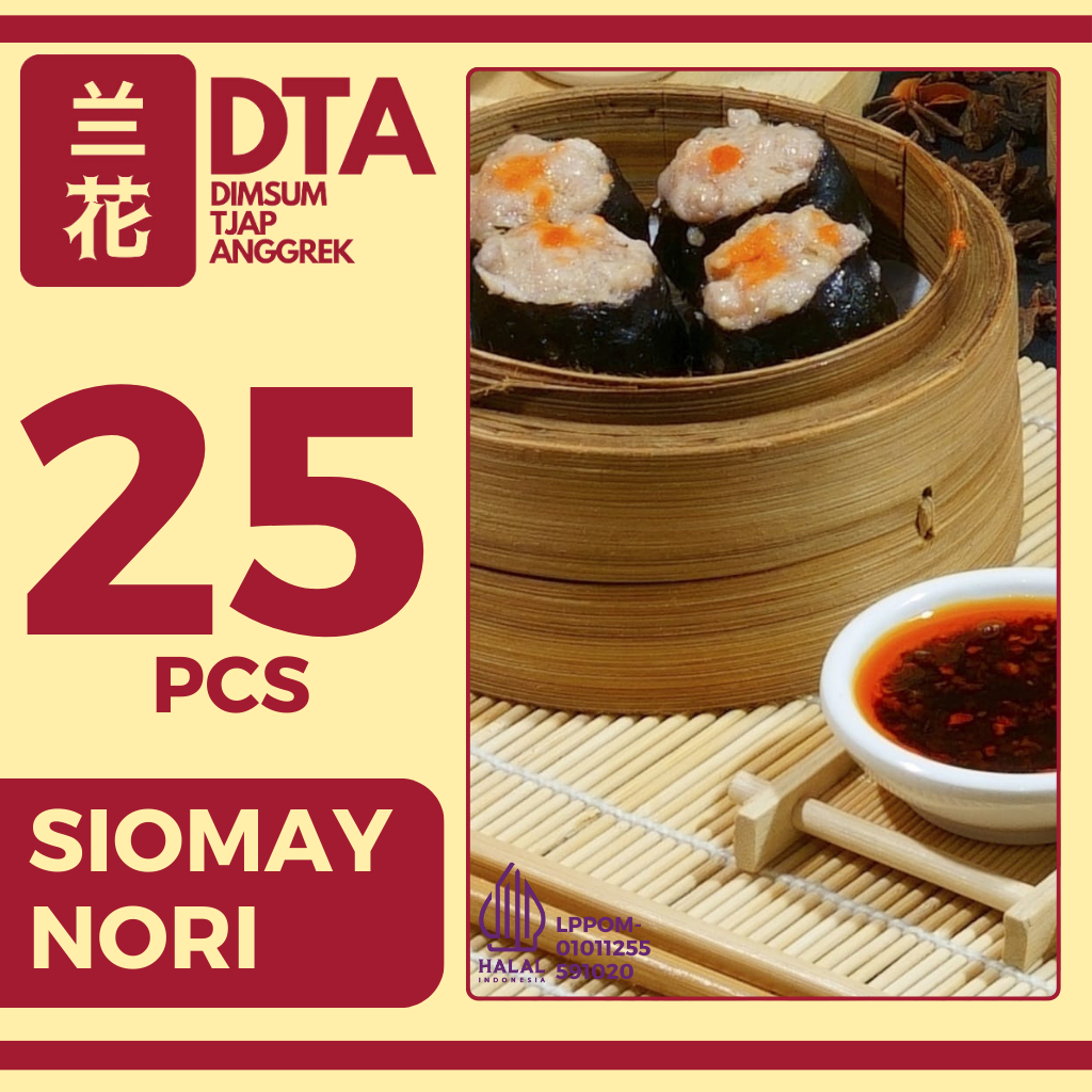 

Dimsum Premium Siomay Ayam Nori isi 25 pcs di Kota Bandung Halal (Frozen/Fresh) (BISA KIRIM LUAR KOTA)