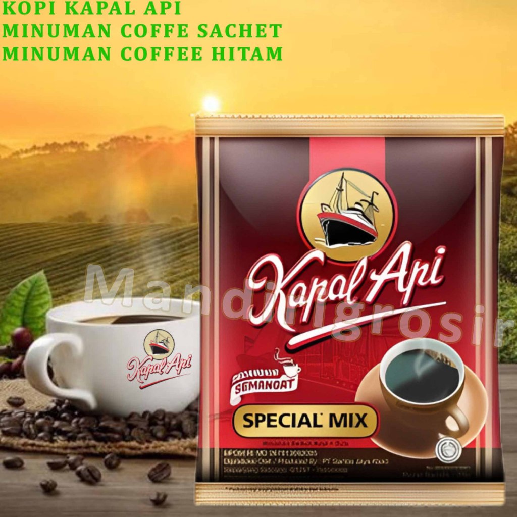 

Minuman Coffee Sachet * Kopi Kapal Api * Minuman Coffee Spesial Mix * 1Renceng