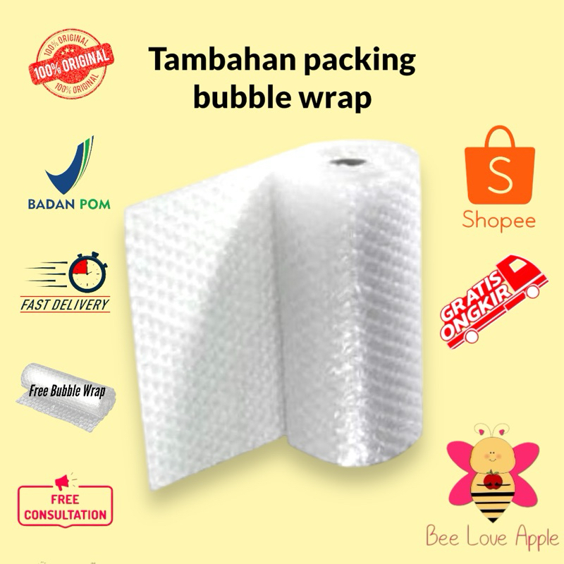 

Bubble Wrap sebagai tambahan packing
