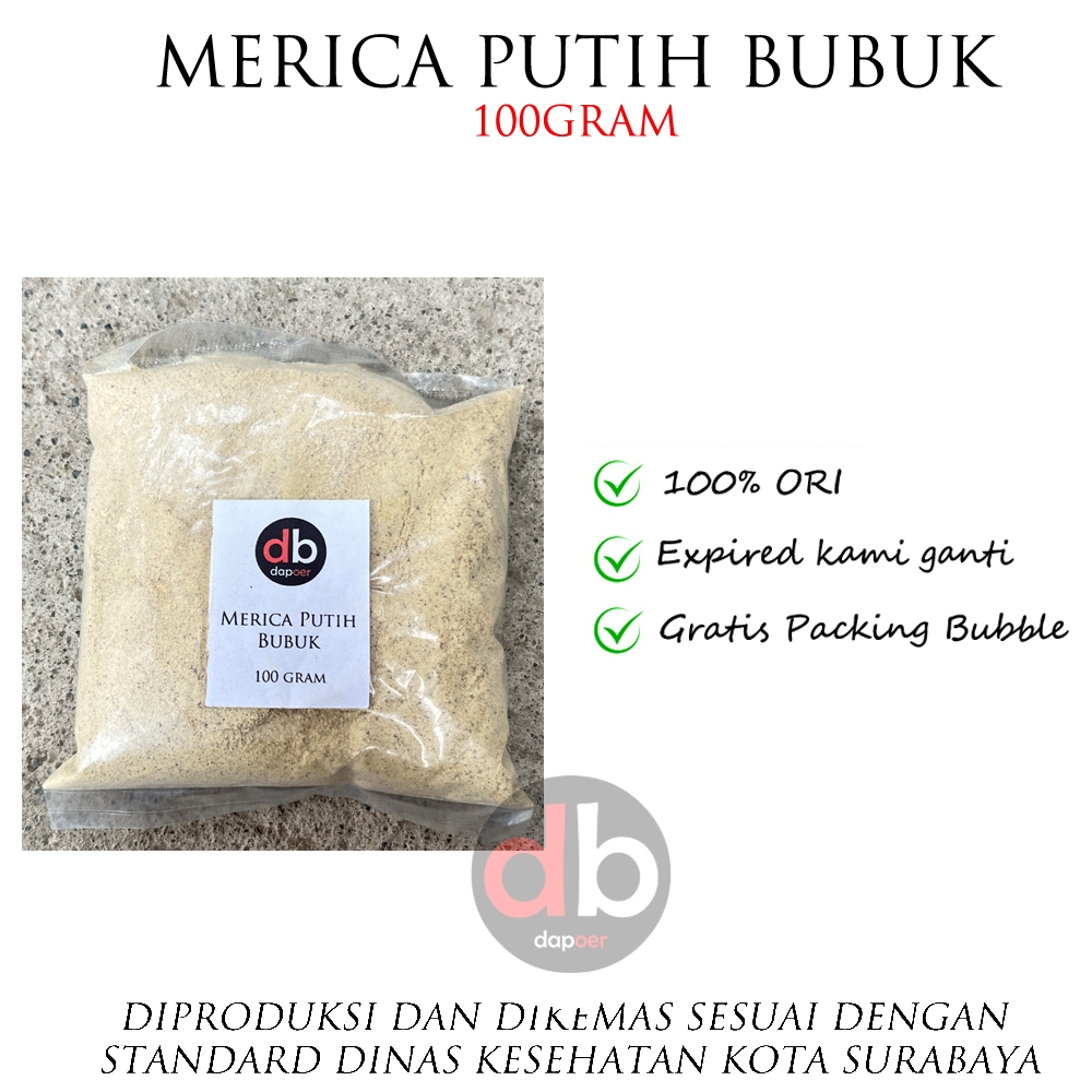 

Bubuk Lada Putih 100gram