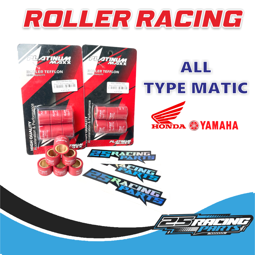 BEAT FI esP - Roller beat fi racing teflon roler PLATINUM scoopy beat karbu fi esp kirian cvt beat R