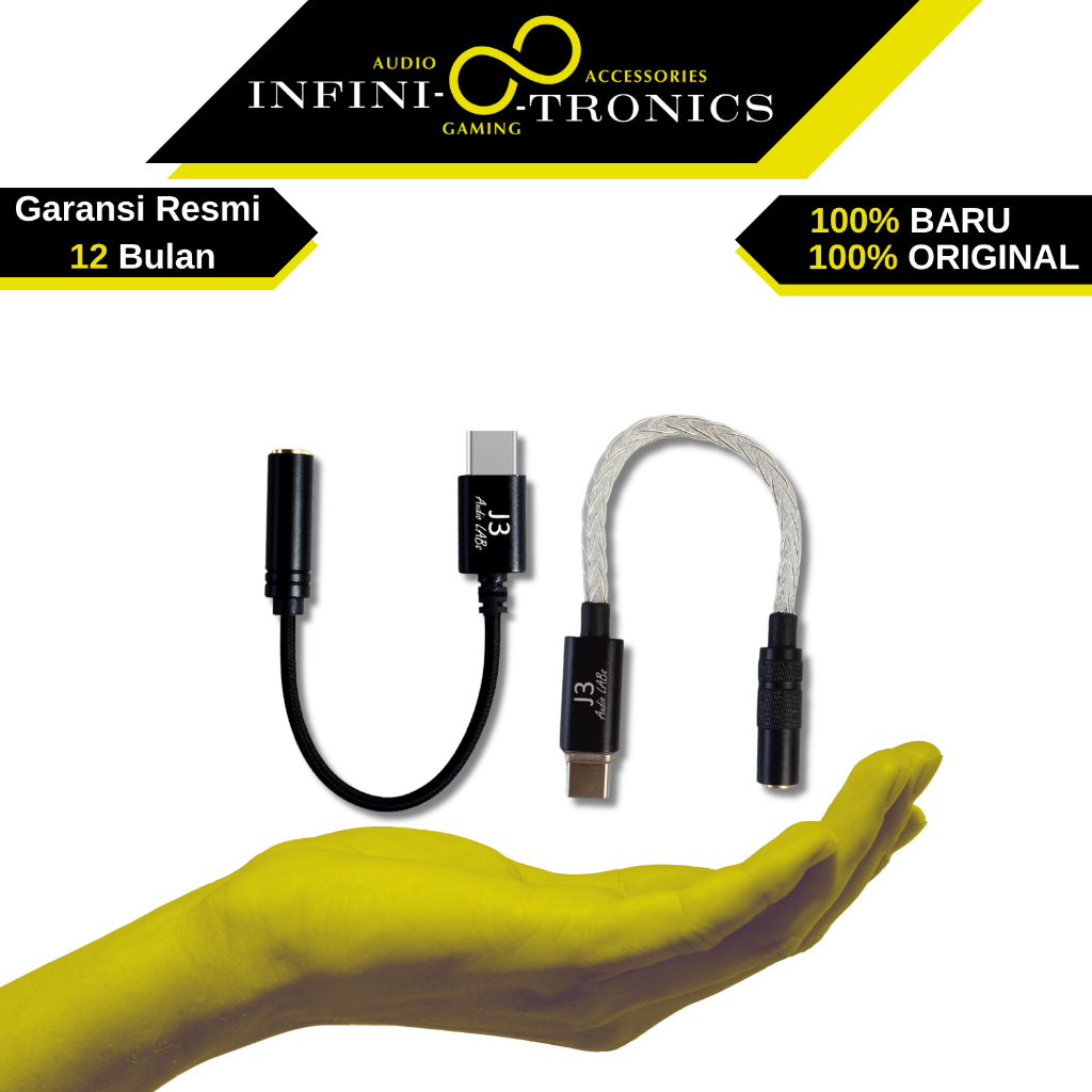 J3 Labs Eline USB Audio Dongle CX31993 32 Bit 384 Khz Ultra Low Noise DAC / AMP