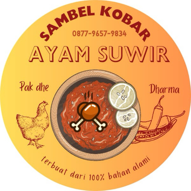 

sambel ayam suwir 150gram || sambel kobar || pak dhe