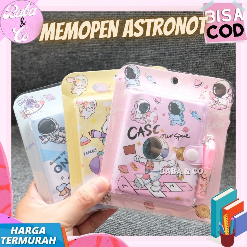 

MEMOPEN ASTRONOT LUCU UNIK BUKU NOTEBOOK MINI + PEN MINI ASTRONOT MURAH MEMO PEN ASTRONOT