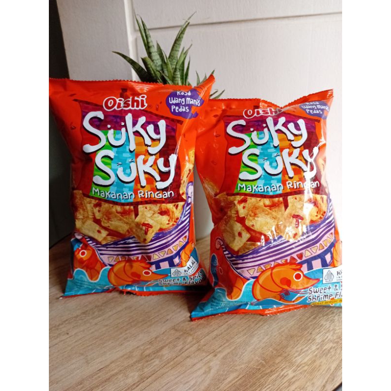 

Oishi Suky Suky rasa udang pedas manis 60gr