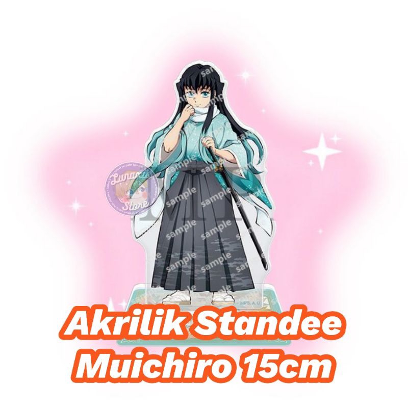 Unofficial Merch Akrilik Standee 15cm Kimetsu no Yaiba Demon Slayer Muichiro Tokito Anime