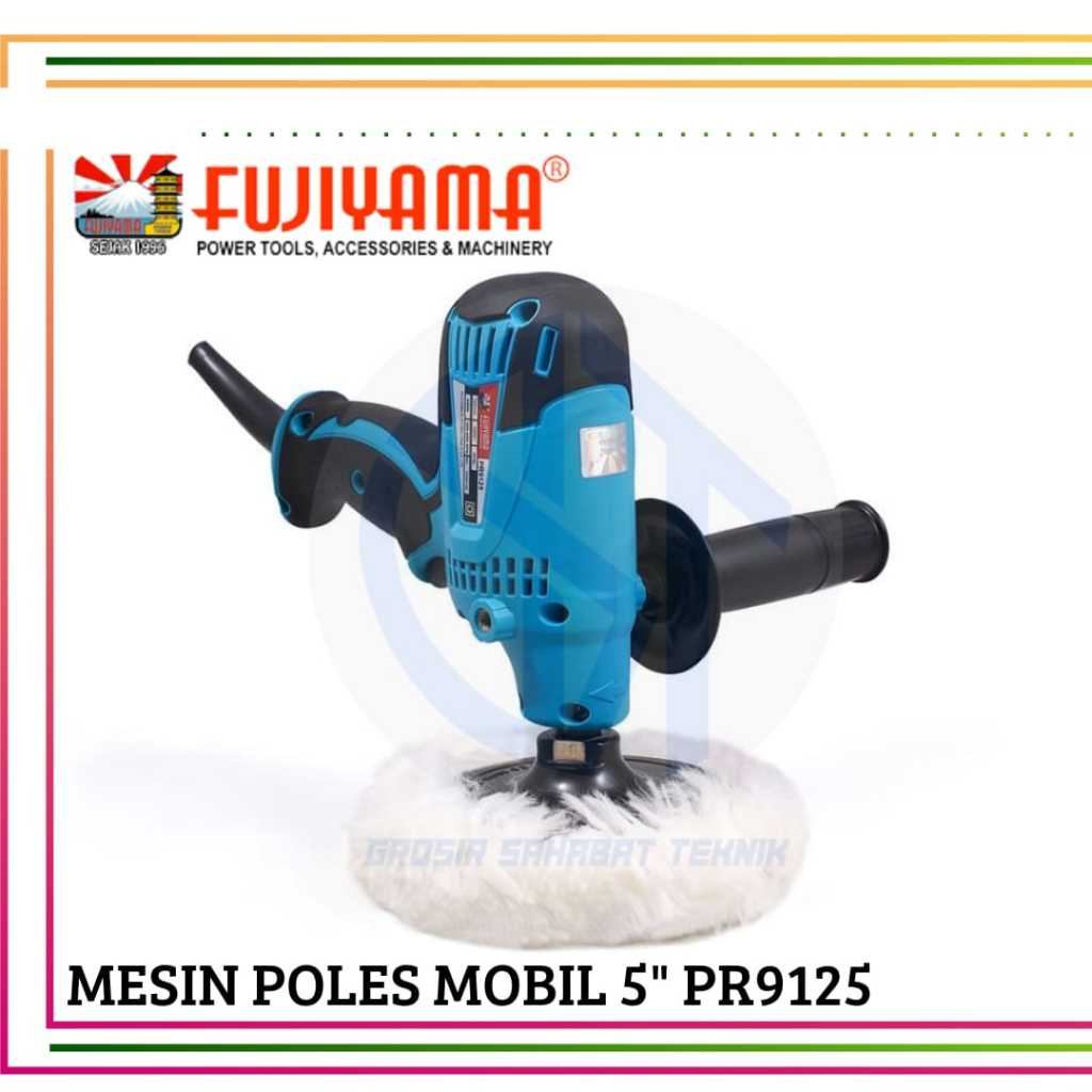 Mesin Poles Mobil 5 Inch FUJIYAMA PR9125 - Polisher Variable