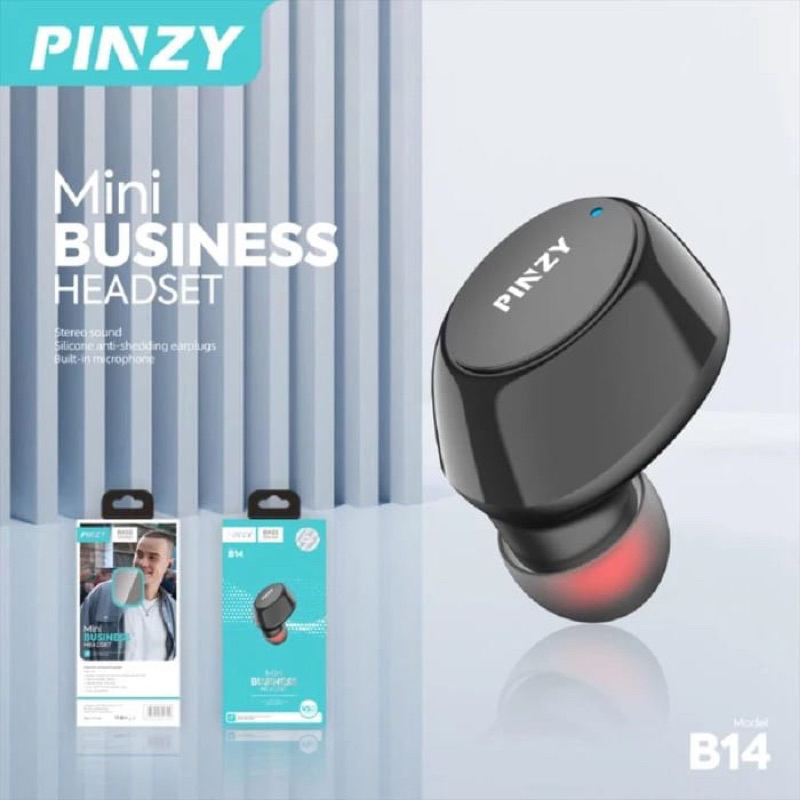 Headset Bluetooth Pinzy B14 Mini Business Headset