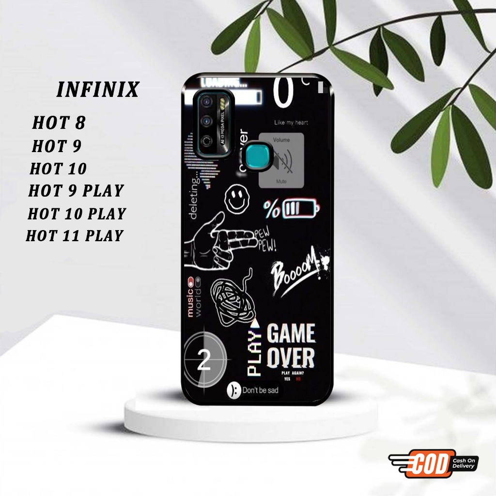 CASE GLOSSY INFINIX HOT 8 / HOT 9 / HOT 10 / HOT 9 PLAY / HOT 10 PLAY / HOT 11 PLAY dan ALL TYPE SMA