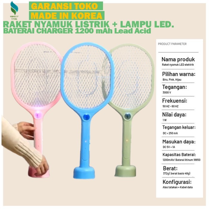 Raket Nyamuk Charger Ori Raket Nyamuk Listrik Reket Nyamuk Listrik Ori Mini Perangkap Nyamuk C60