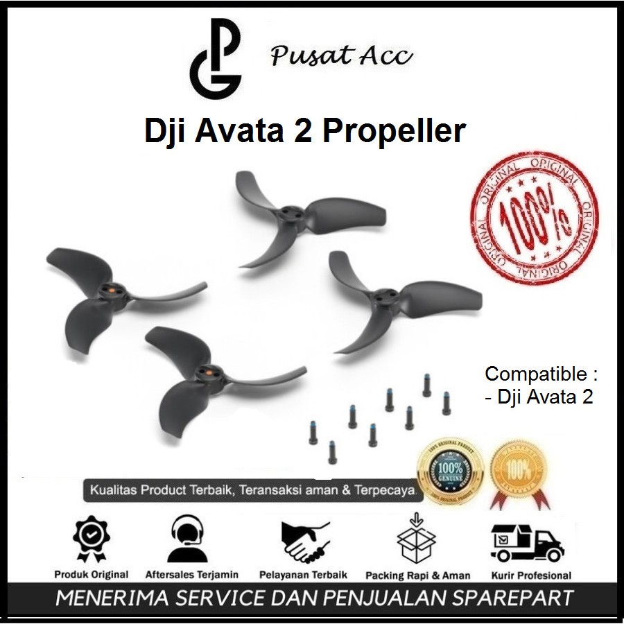 Dji Avata 2 Propeller - Dji Avata 2 Baling Baling - Dji Avata 2 Propellers 4 Pcs Original