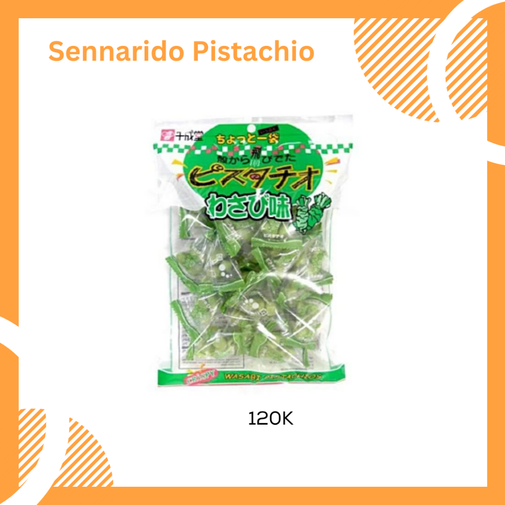 

Sennarido Pistachio Kacang Wasabi Snack Cemilan Camilan Jastip Hongkong HK China Twentyonestore