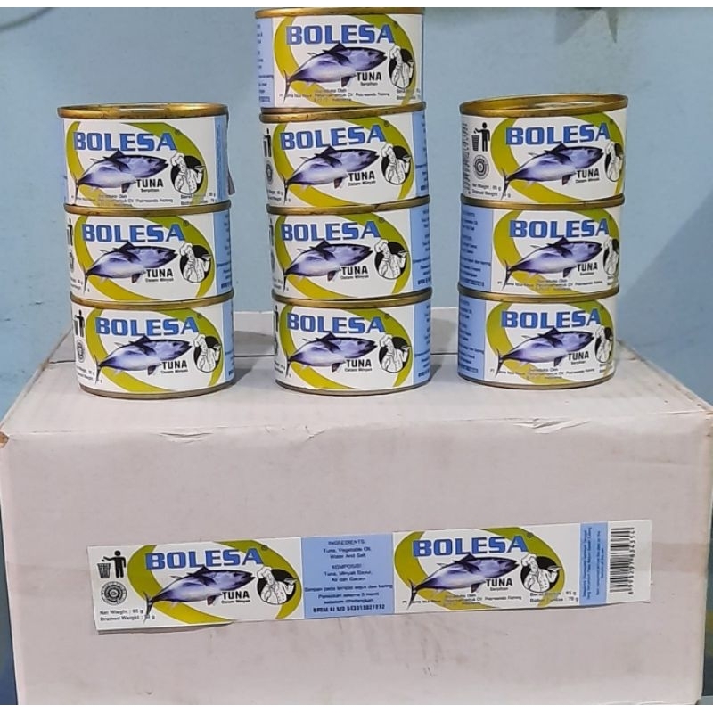 

BOLESA PER DUS ISI 48/TUNA IN OIL PER DUS