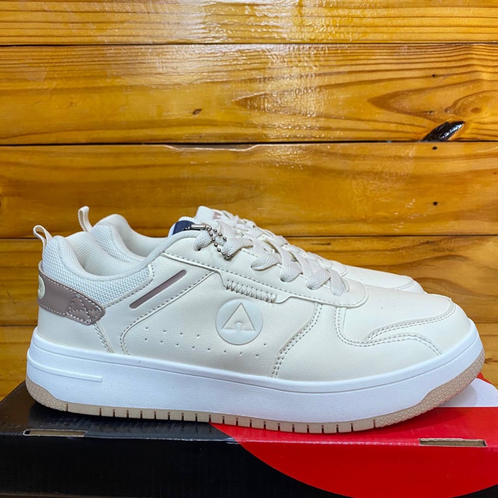 SEPATU AIRWALK PRIA Airwalk SKYLAR BEIGE MEN ORIGINAL CASUAL SNEAKER LEATHER COD