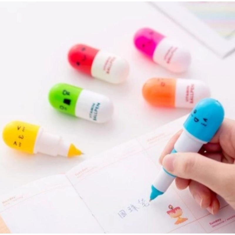 

Pulpen Kapsul Vitamin Pena Vitamin Unik Vitamin Ballpen Pena Lucu