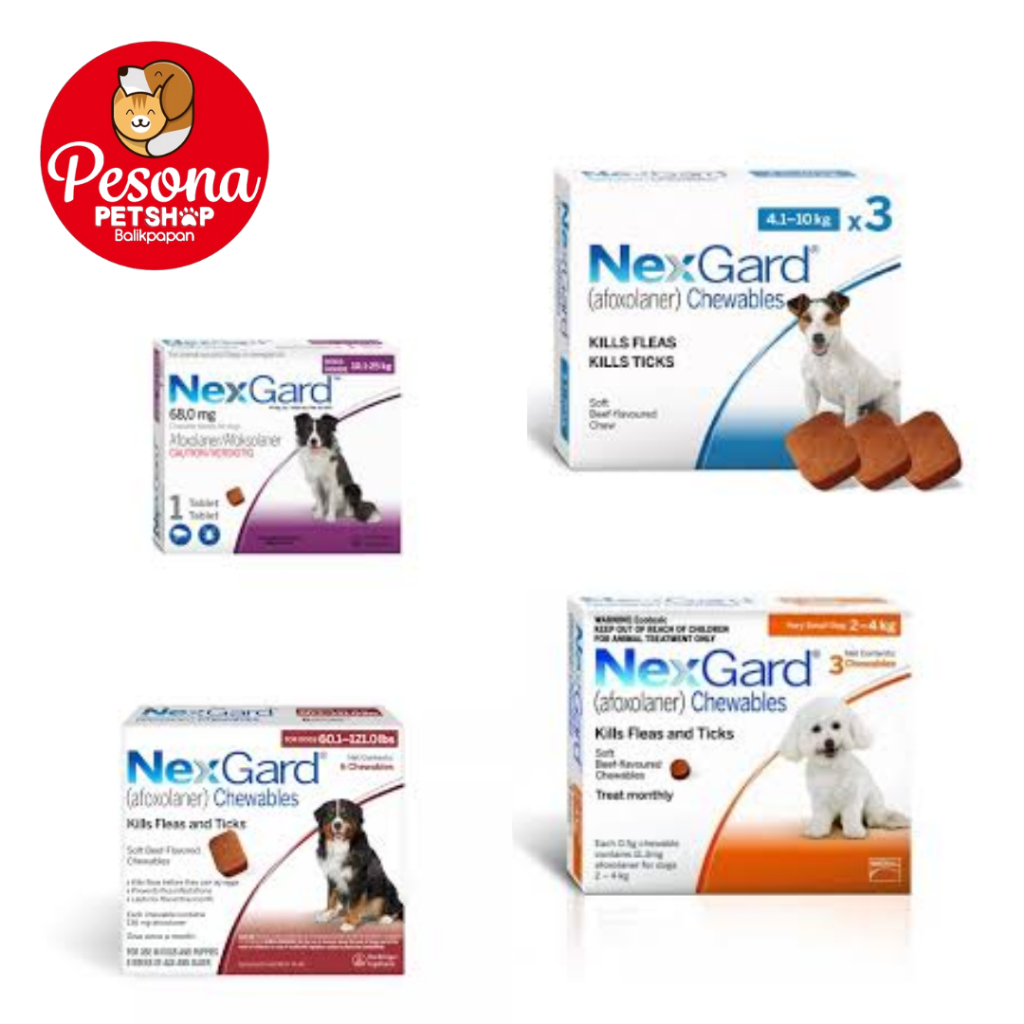 NEXGARD DOG - OBAT KUTU ANJING (PER TABLET)