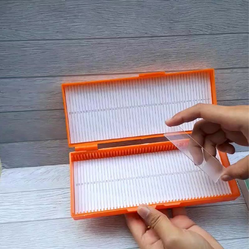 Microscope Slide Box Slide Microscope Slide Box Lite Glass Object Isi 50
