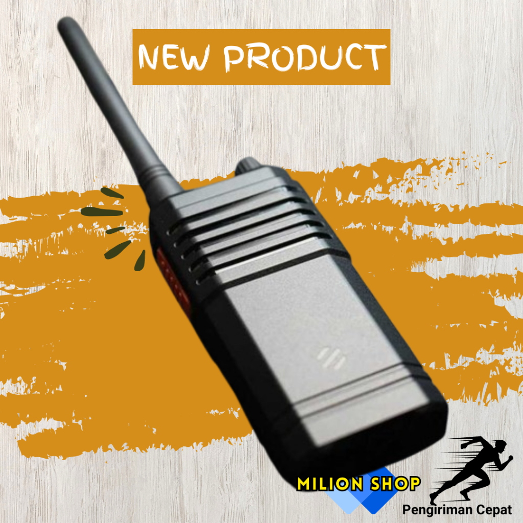 Premium HT Walkie Talkie Komunikasi Jarak Jauh Kapasitas Baterai Besar