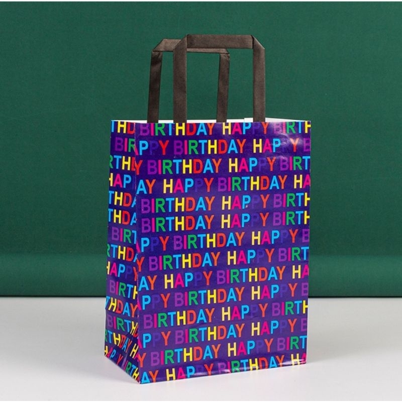 

Tas Paper Bag Hampers Gift Souvenir Birthday / Ultah / Ulang Tahun Tote Bag