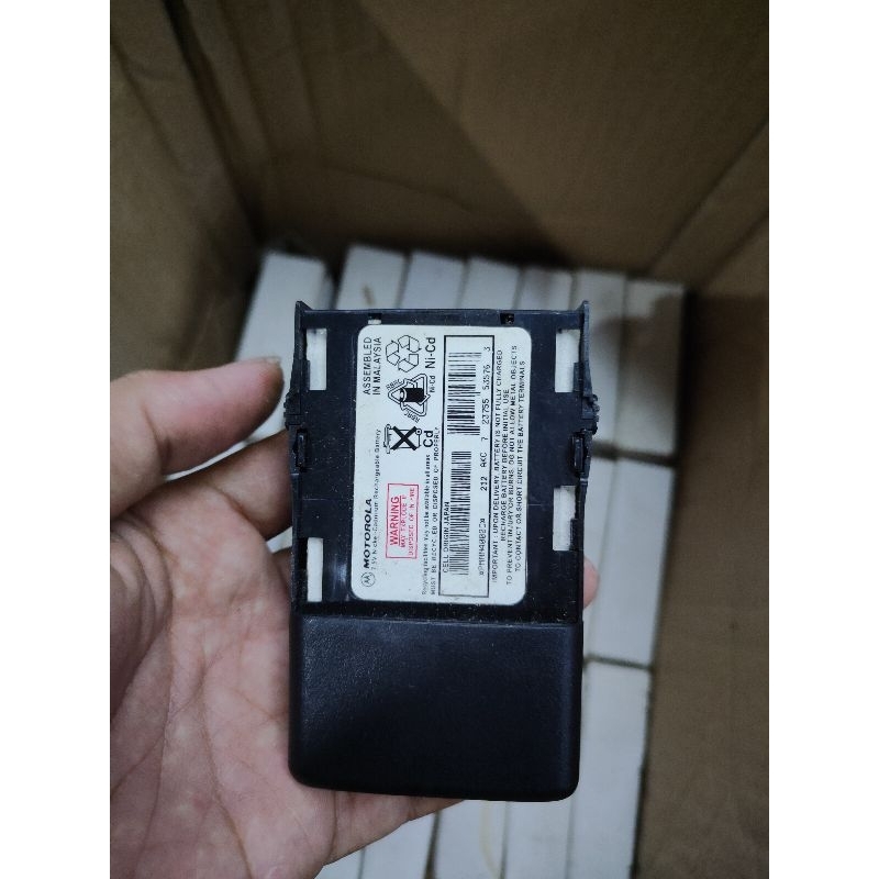 Batterai Motorola GP68 mati buat bahan refill
