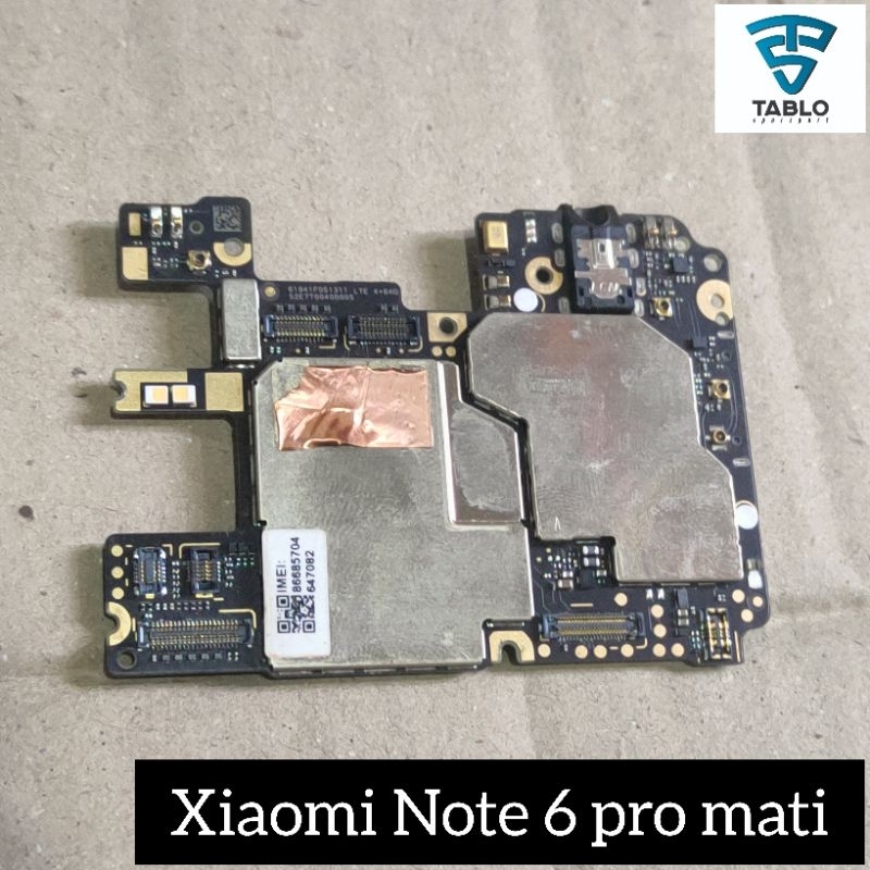 mesin Xiaomi Redmi note 6 pro mati total