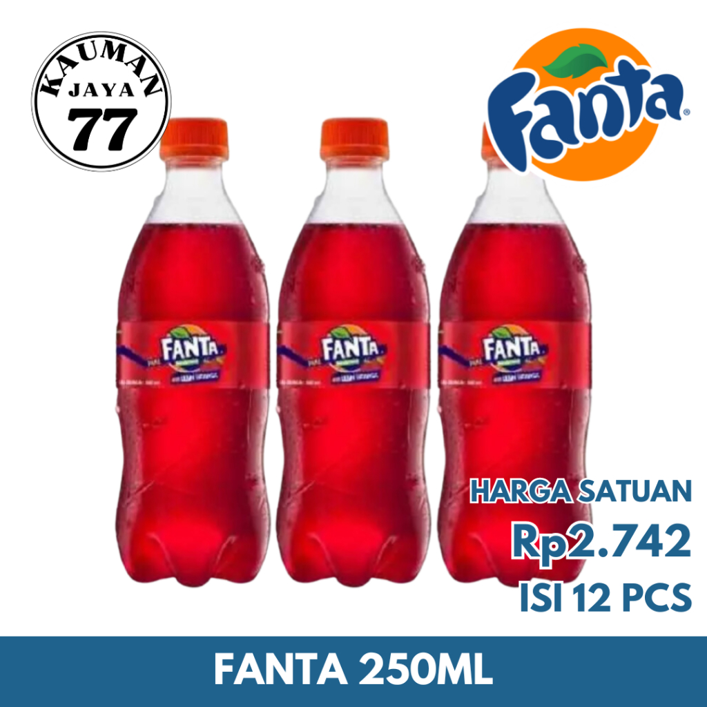 

FANTA 250ML ISI 12 PCS TERMURAH