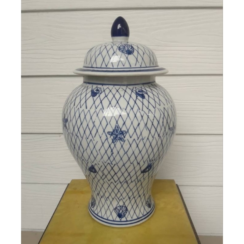 Guci keramik Bertutup T42cm