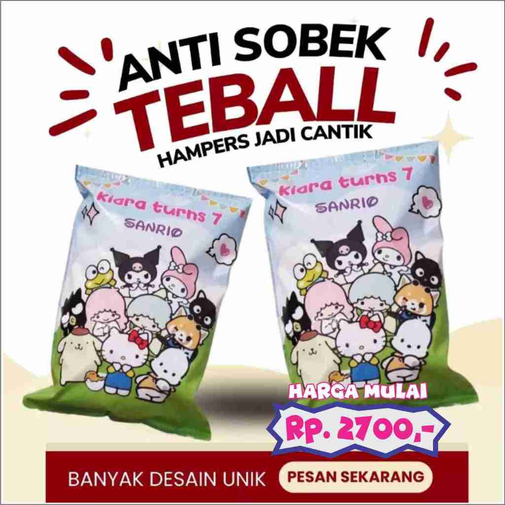 

Kemasan Pouch Snack Ulang Tahun Anak ukuran ( TINGGAL ISI ) JAYAPRINT