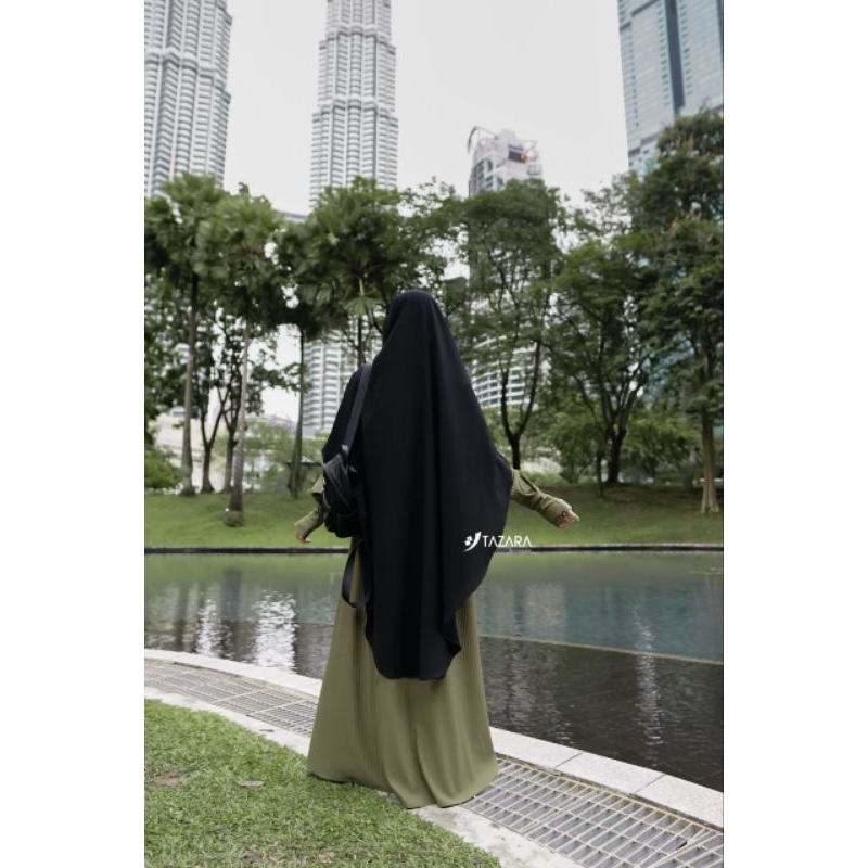 FAST FK TAZARA - KHIMAR SOFTPAD HITAM - FK HITAM JETBLACK