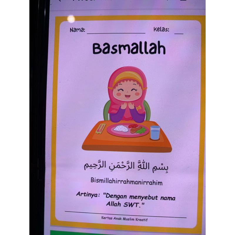 

LATIHAN SOAL TK / PAUD / SD KALIMAT THAYYIBAH 15 LEMBAR