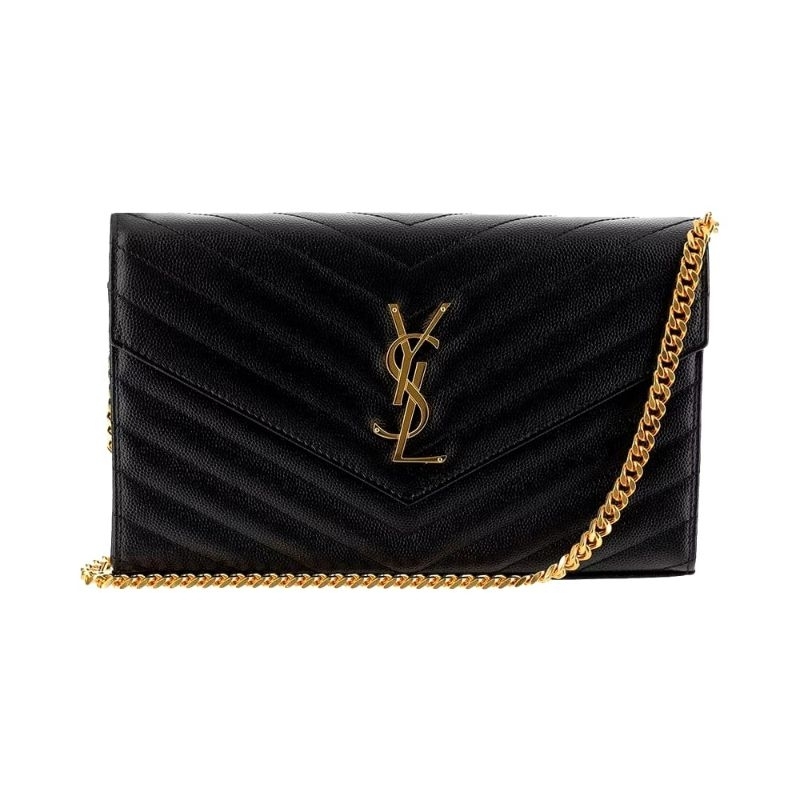 Tas Slingbag Ysl Woc Shoulder Bag Black GHW Authentic