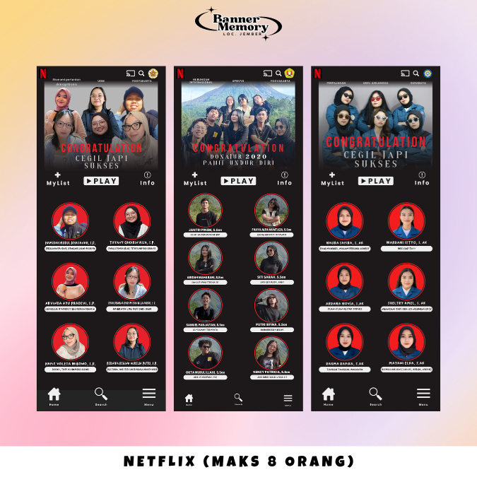 [ NETFLIX ] PAKET XBANNER / X BANNER / TIANG SPANDUK BANNER WISUDA / BANNER WISUDA / BANNER SIDANG /