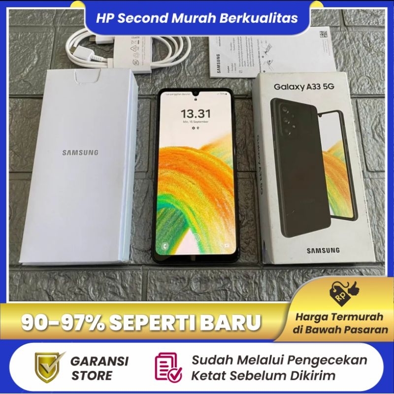 Samsung Galaxy A33 5G 8/128 8/256 GB Resmi Sein Second Seperti Baru