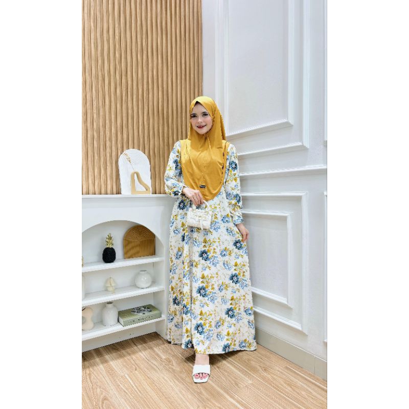 Gamis Premium katun/one set/motif/polos