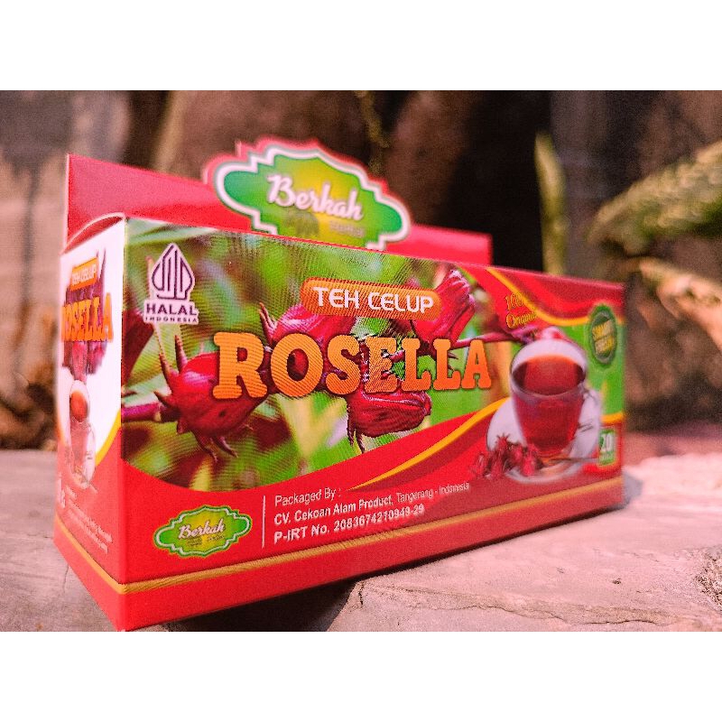 

teh celup bunga Rosela/Rosella berkah