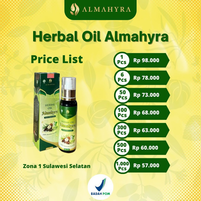 herbal oil almahyra