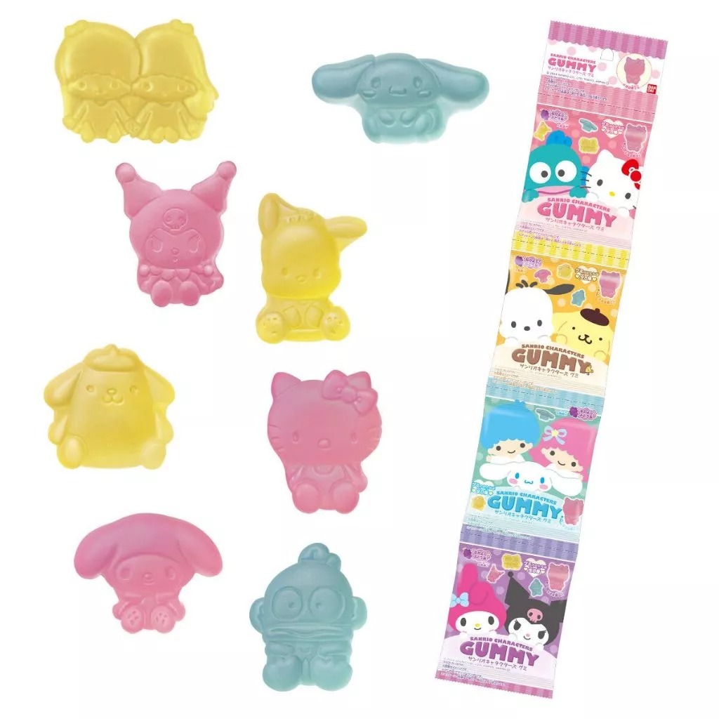 

Sanrio Character Gummy Set ( 1 set dapat 4 Pack) / permen jepang