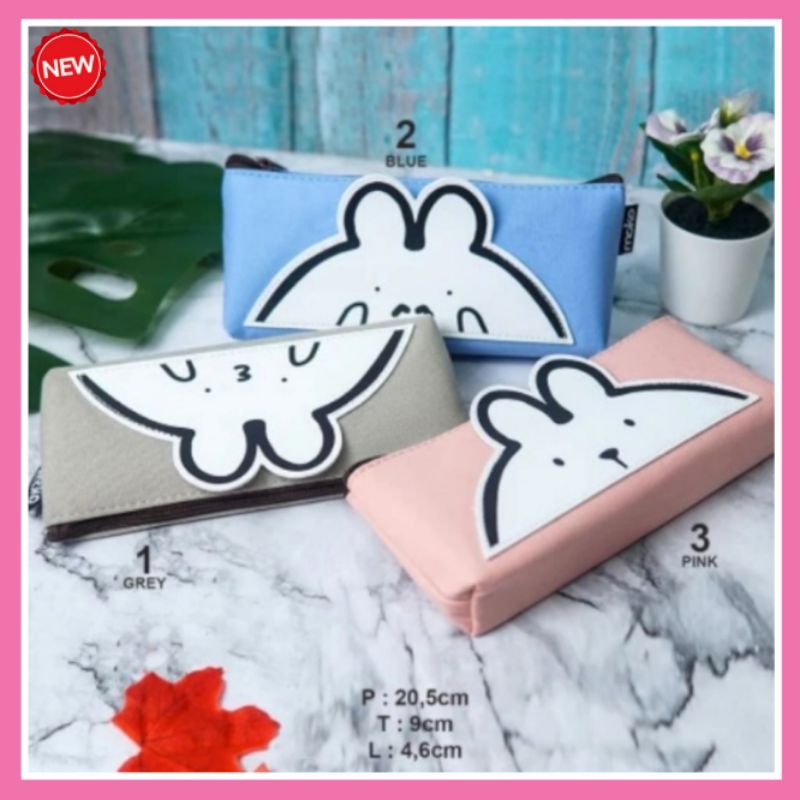 

Tempat Pensil Moko Karakter Rabbit Kotak Pensil Anak/Pensil Case