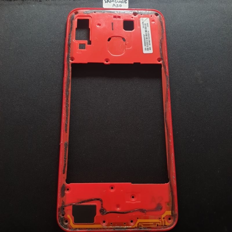 BEZEL SAMSUNG A20 ORIGINAL COPOTAN
