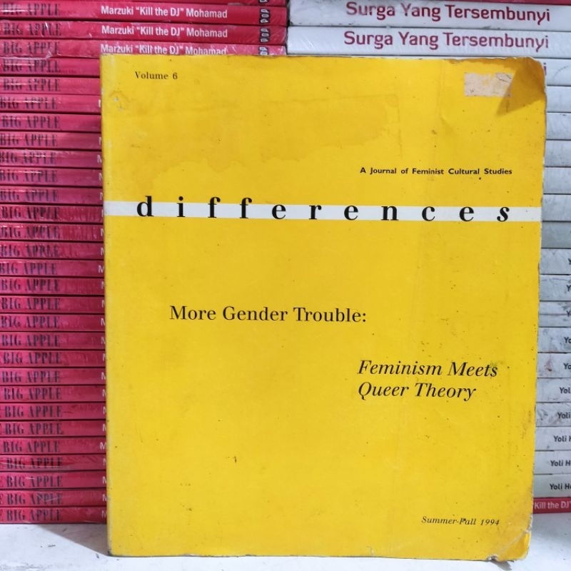 Textbook - Differences Volume 6: A Journal Of Feminist Cultural Studies, More Gender Trouble: Femini